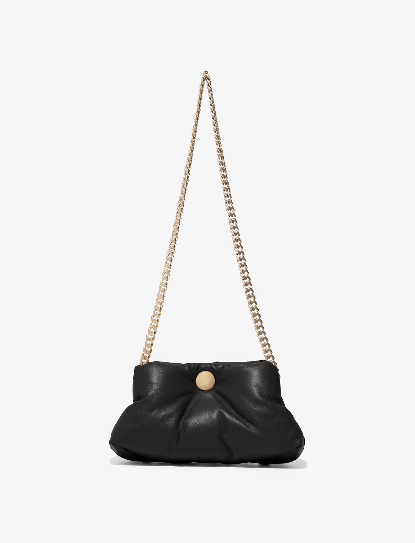 Small Puffy Chain Tobo Bag in black | Proenza Schouler