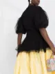 Simone Rocha Top con maniche a palloncino