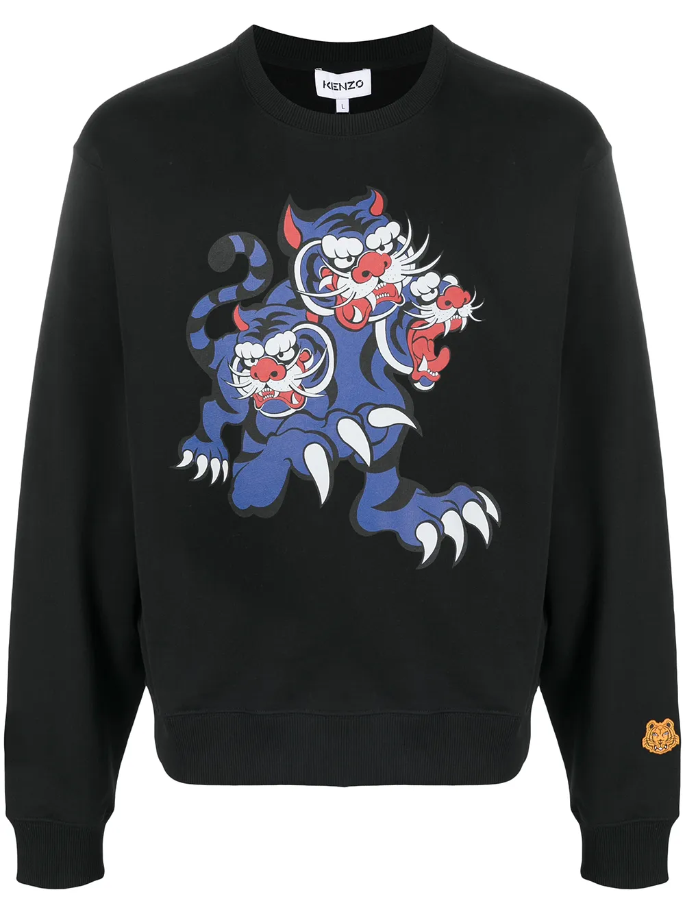 фото Kenzo толстовка three tigers из коллаборации с kansai yamamoto