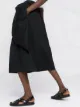 Simone Rocha ruched flared midi skirt