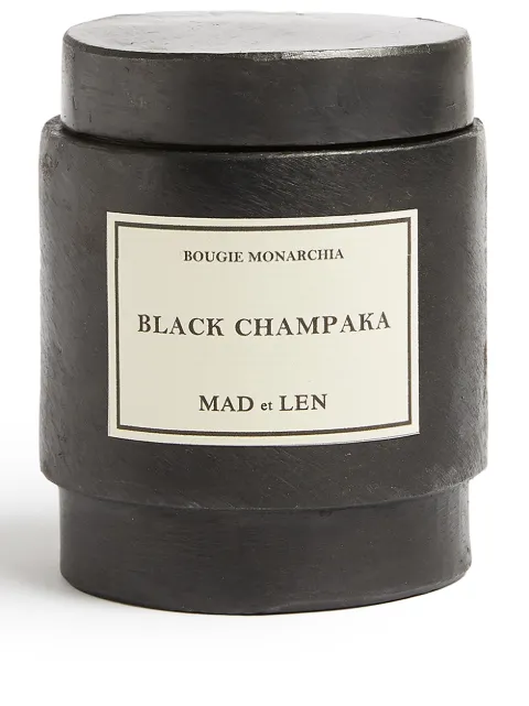 MAD et LEN vela de cera Monarchia Black Champaka