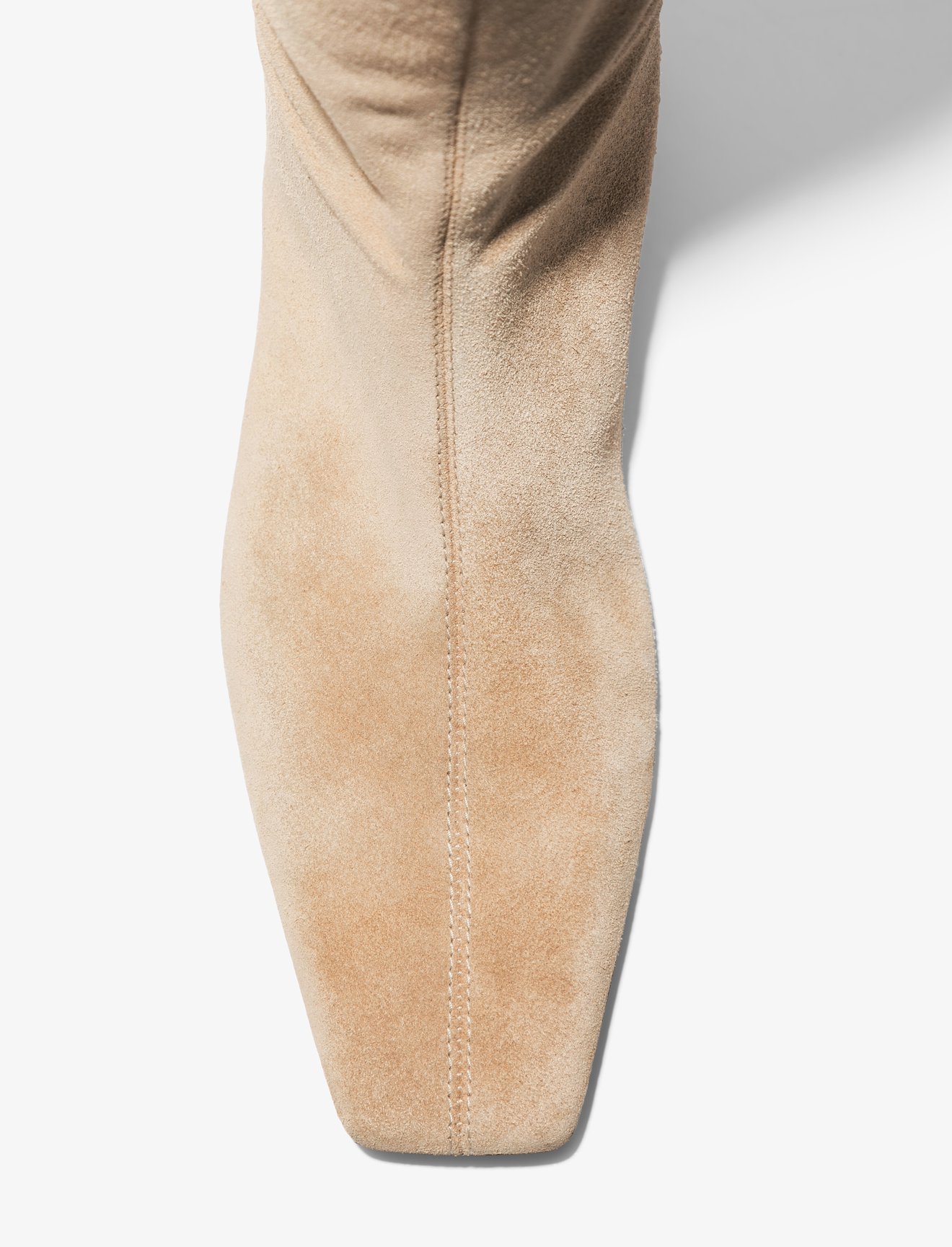 Suede Quad Knee High Slouch Boots #3