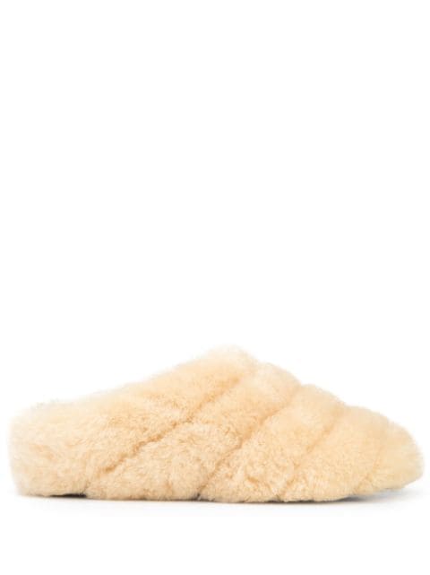 Proenza Schouler Rondo shearling slippers