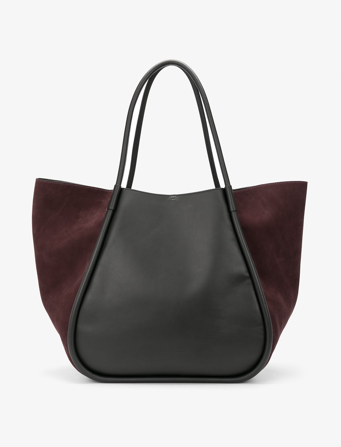 XL Suede Ruched Tote #3