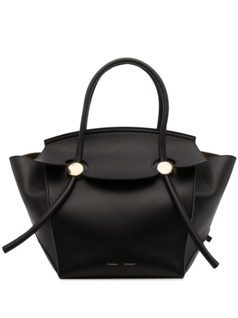 Proenza Schouler tote con diseño festoneado