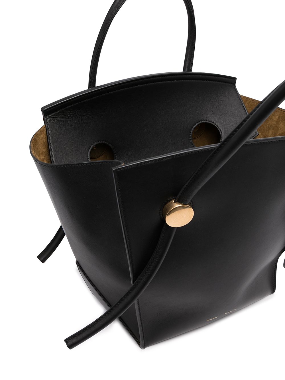 Shop Proenza Schouler Pipe Tote Bag In Black