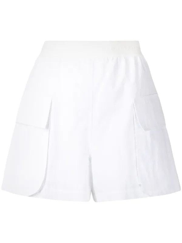 high-waisted flared shorts for women 