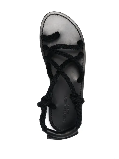 saint laurent rope sandals