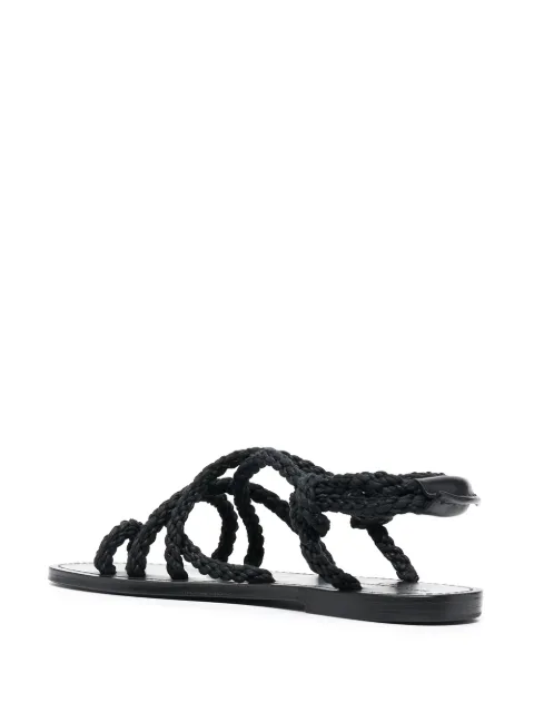 saint laurent rope sandals