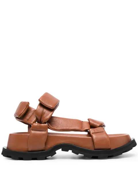 jil sander chunky sandals