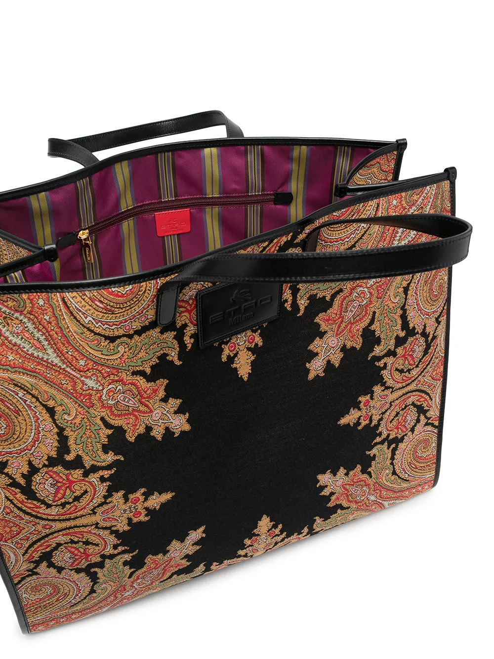 фото Etro сумка-тоут с принтом пейсли
