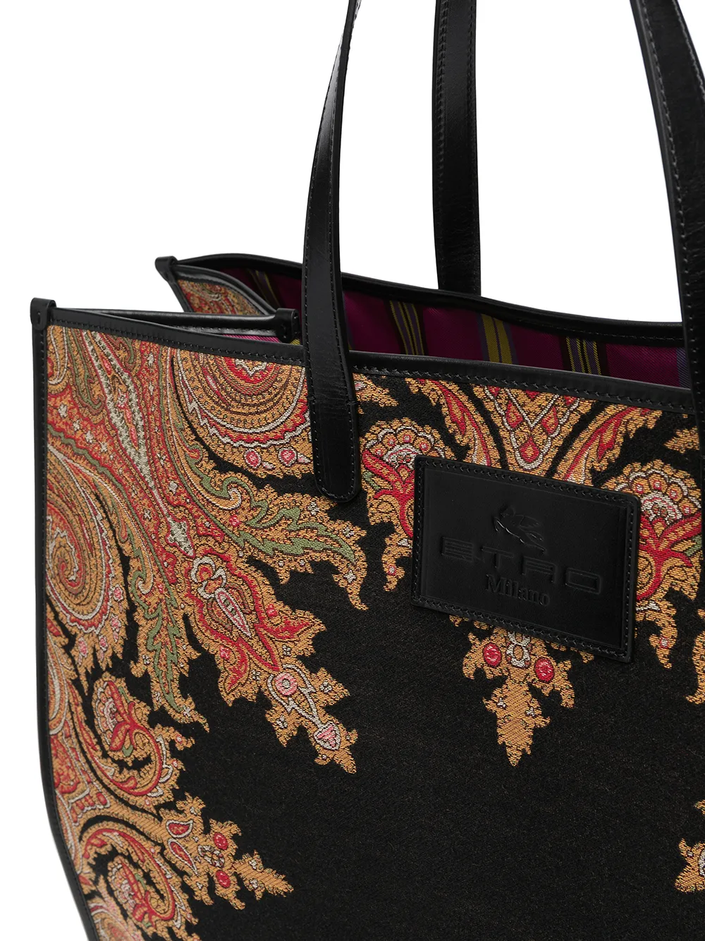 фото Etro сумка-тоут с принтом пейсли