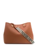 Emporio Armani logo-strap tote bag - Brown