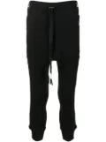 Boris Bidjan Saberi drop-crotch track pants - Black