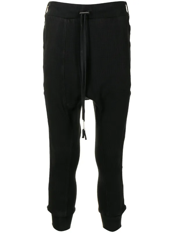 Boris Bidjan Saberi drop crotch Track Pants Black FARFETCH IE