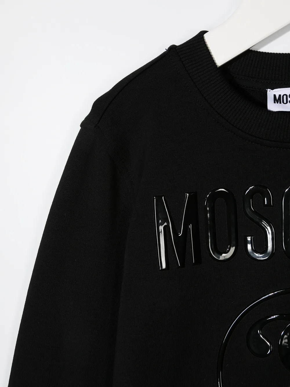 фото Moschino kids толстовка с тисненым логотипом