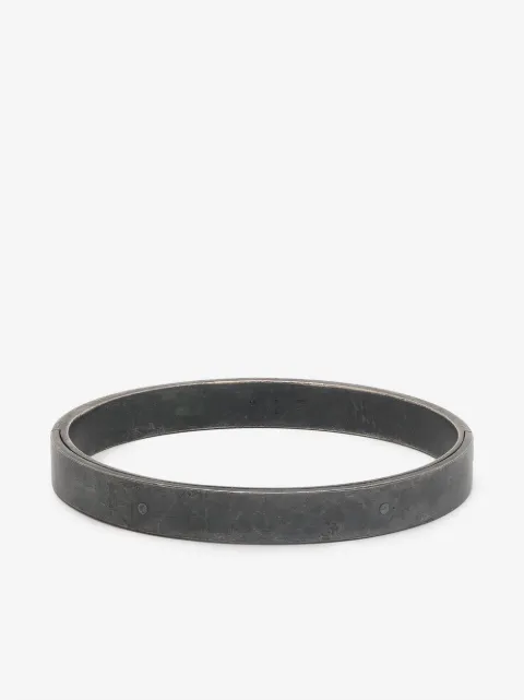 Parts of Four Sistema oxidised-finish bangle