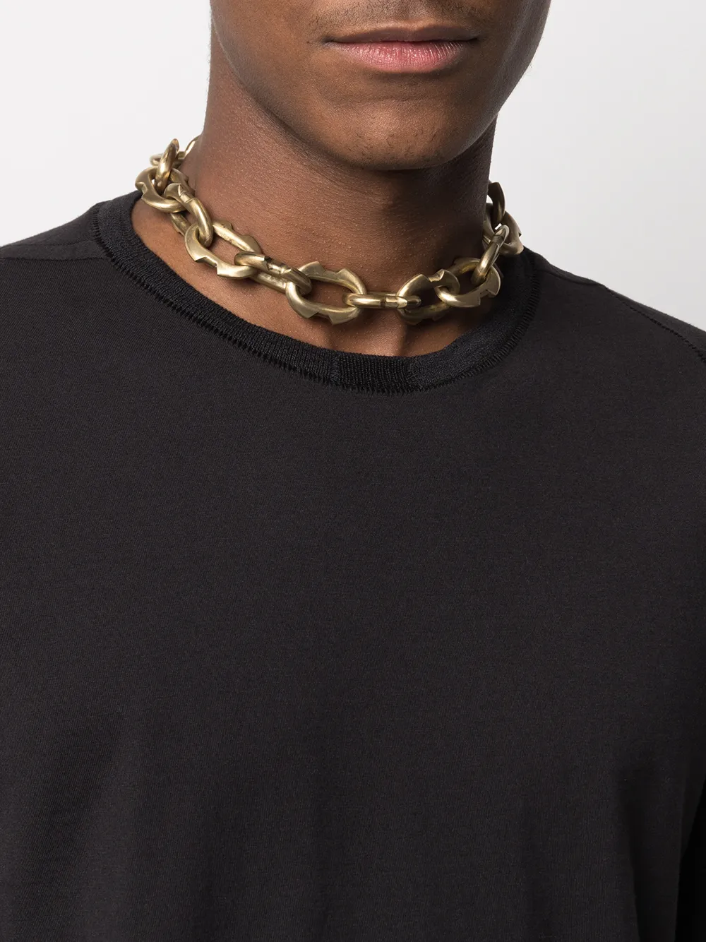 Shop Parts Of Four Charm Chain Choker In Gold