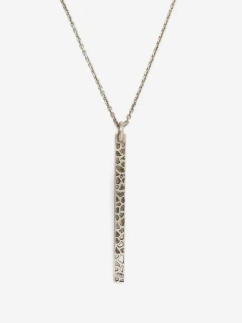 Parts of Four Plate pavé necklace