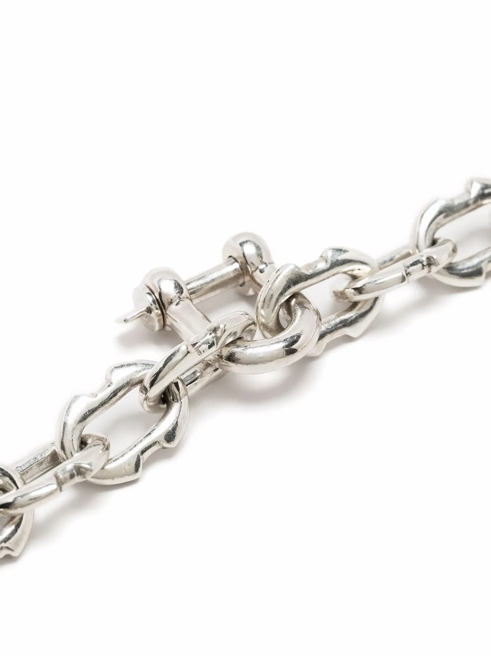 Parts Of Four Charm Chain Choker Necklace In Grey