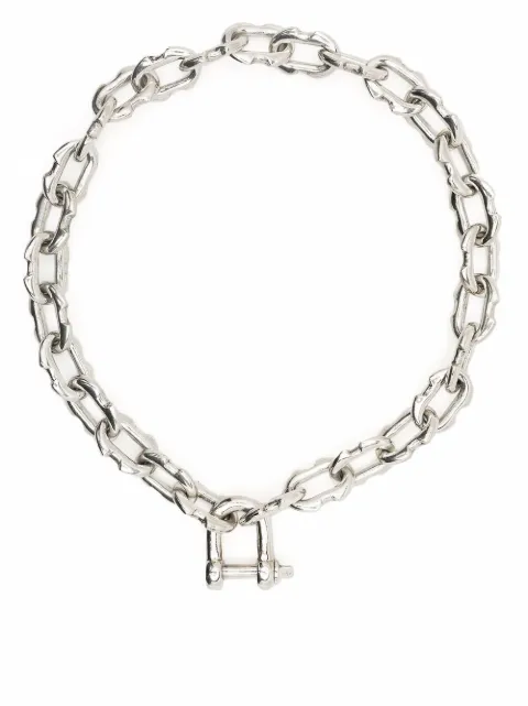 Parts of Four Charm Chain choker necklace