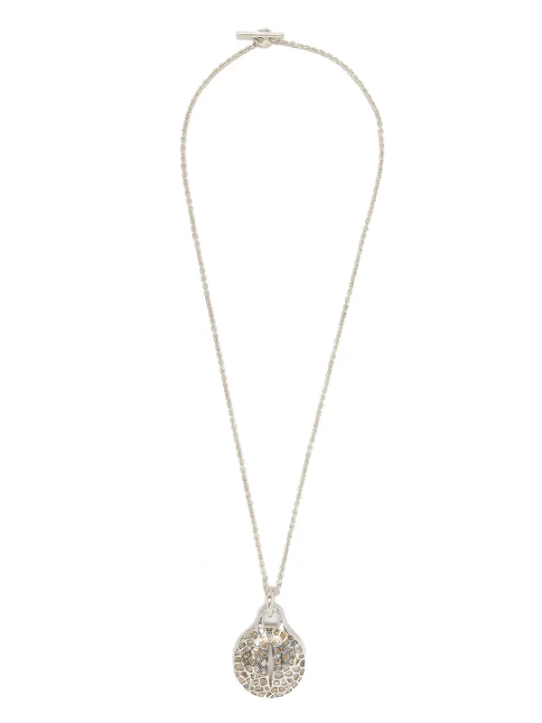 Parts Of Four Disk ダイヤモンド ネックレス | シルバートーン