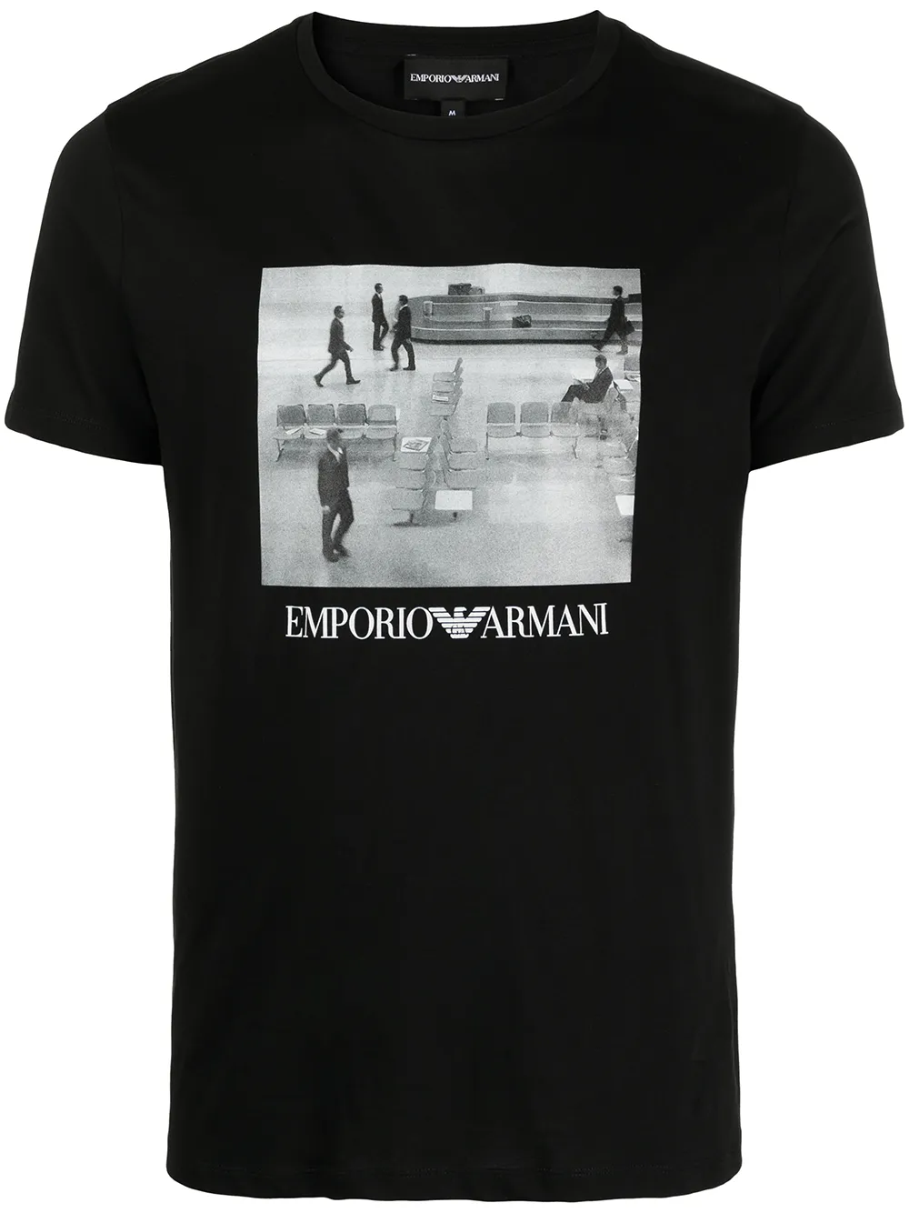 

Emporio Armani playera con estampado de fotografía - Negro