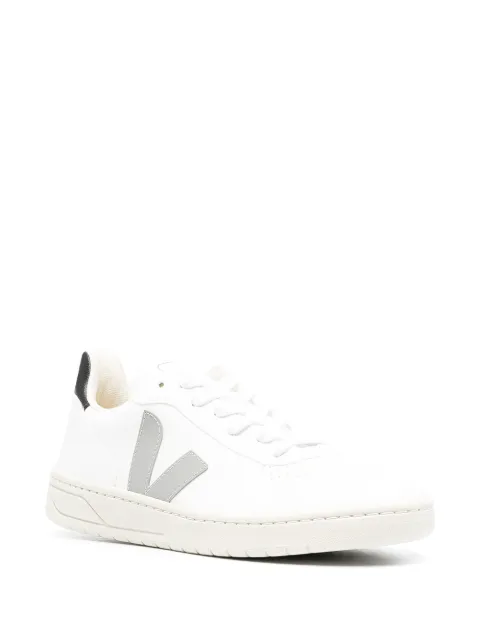 trainers with v sign