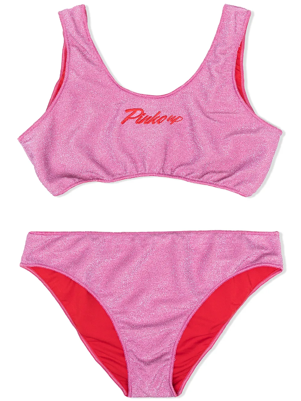 Pinko Kids бикини с блестками и логотипом