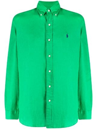 polo linen shirt mens