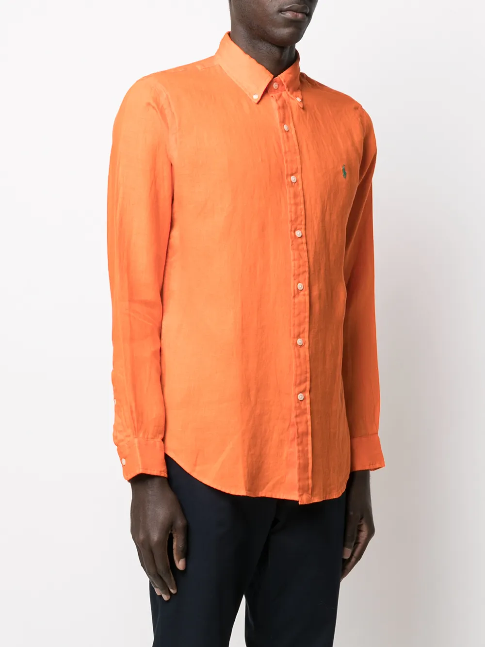 фото Polo ralph lauren рубашка с нашивкой-логотипом