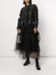 Imagen 2 de Comme Des Garçons Noir Kei Ninomiya chamarra con detalle de cadenas