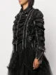 Comme Des Garçons Noir Kei Ninomiya chamarra con detalle de cadenas