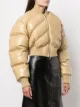 Bottega Veneta cropped padded bomber jacket