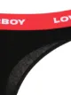 Charles Jeffrey Loverboy logo-band cotton thong