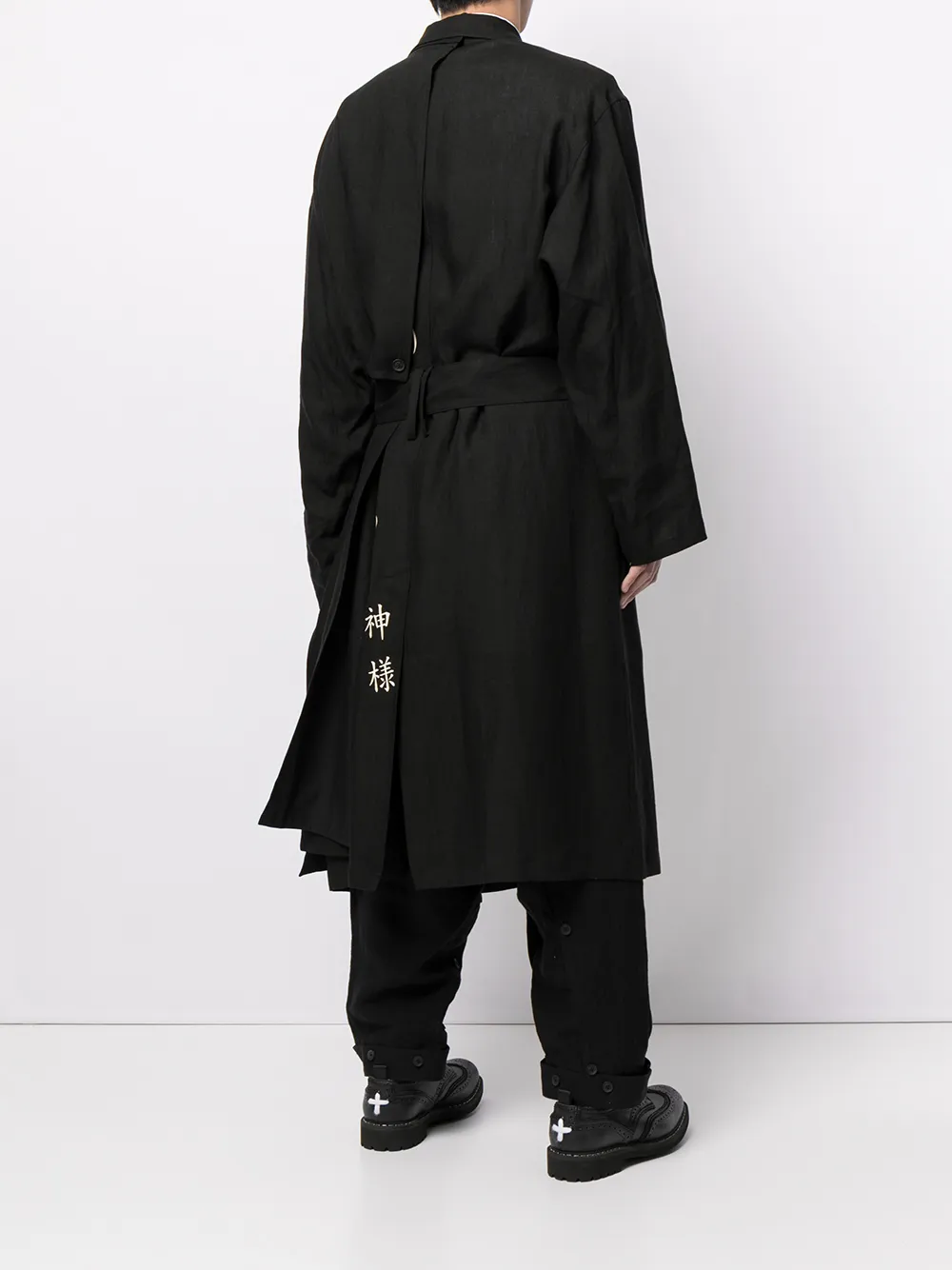 фото Yohji yamamoto рубашка с вышивкой