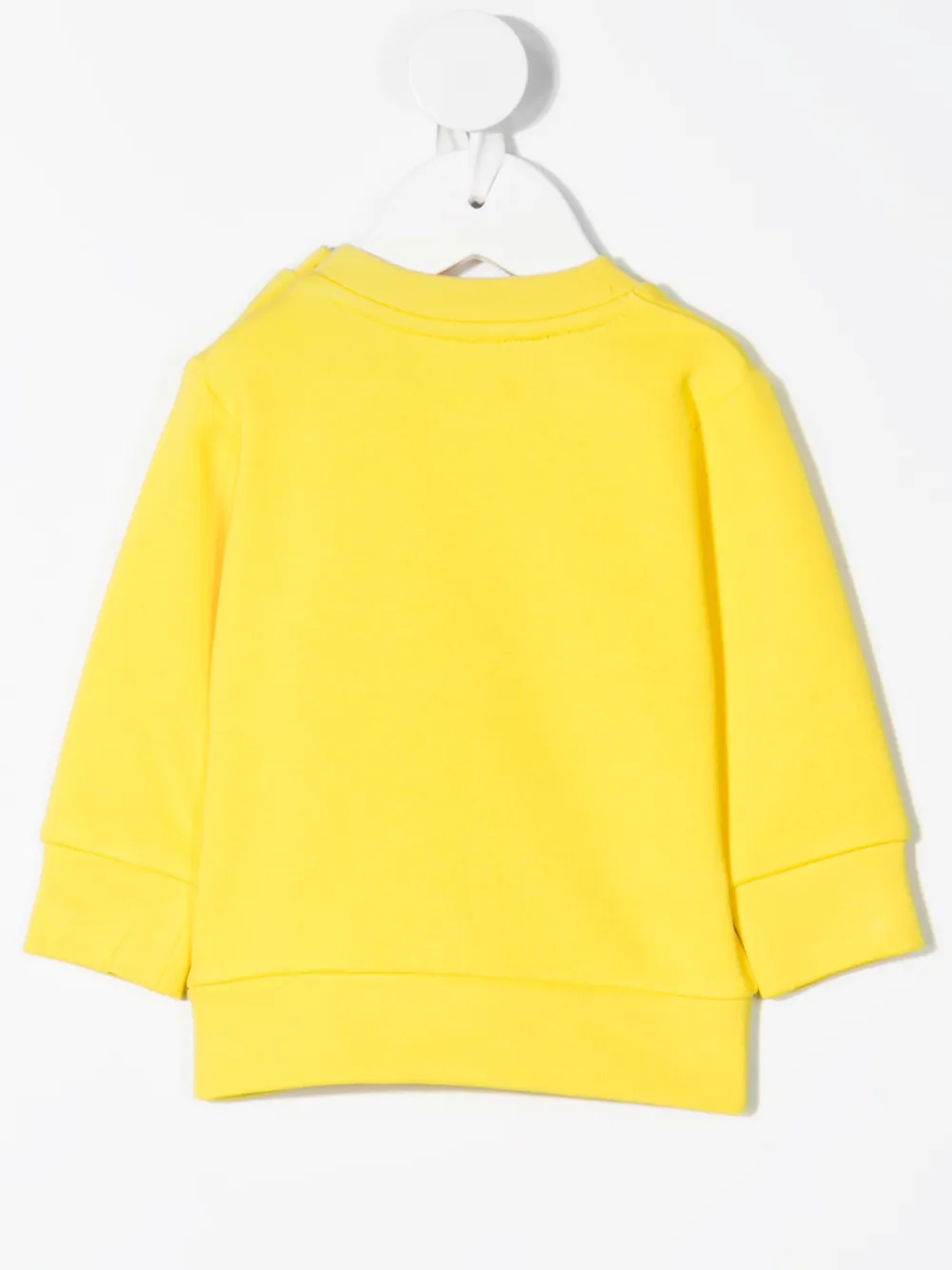 BOSS Kidswear Sweater met logoprint - Geel