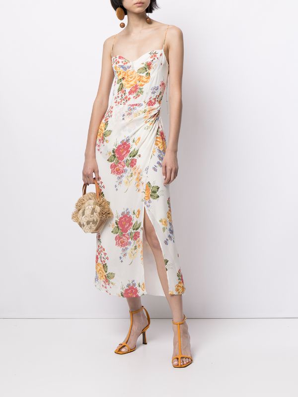 reformation floral print dress