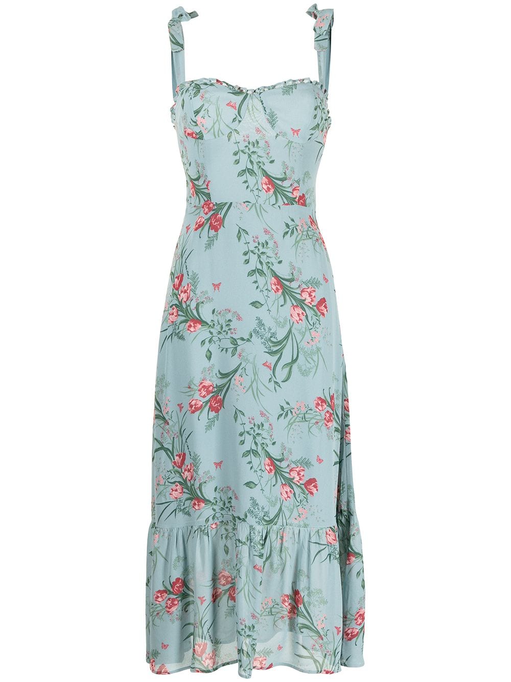 Shop Reformation Nikita floral-print dress with Express Delivery - FARFETCH