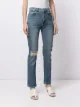 Reformation high-rise distressed jeans