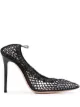 Image 1 of Gianvito Rossi pointed mesh pumps