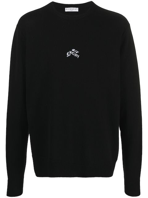 Givenchy logo-print cashmere jumper