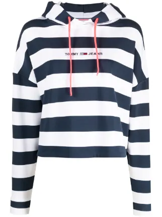 Tommy Jeans blue \u0026 white striped logo 