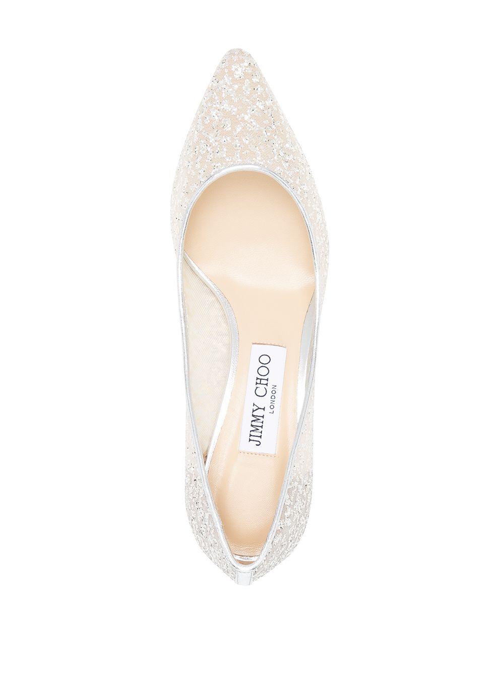 фото Jimmy choo туфли romy 60 с блестками