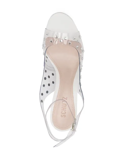 Schutz crystal-embellished Sandals - Farfetch