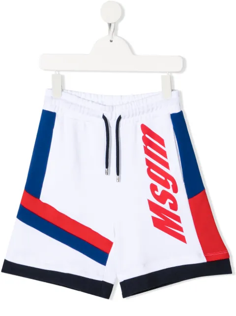 MSGM Kids logo-print cotton shirts