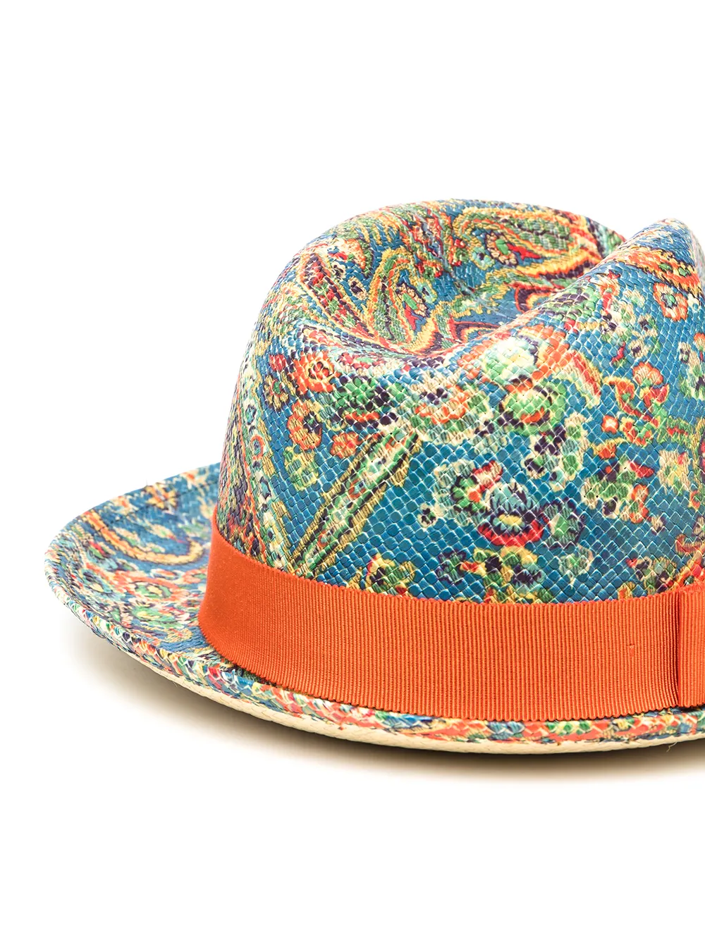 фото Etro шляпа-федора с принтом пейсли