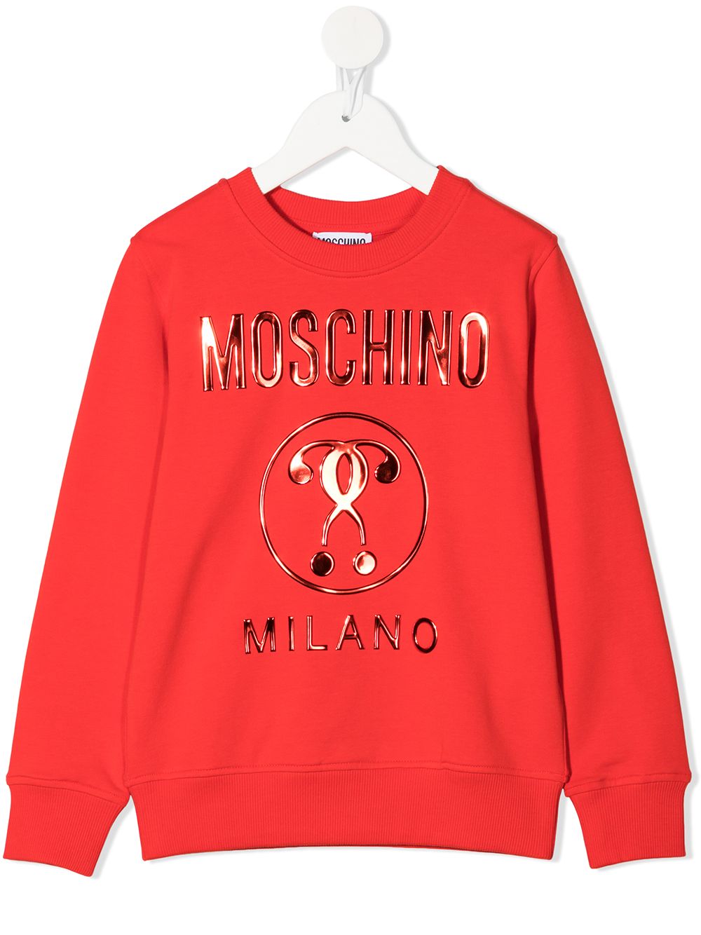 фото Moschino kids толстовка с логотипом