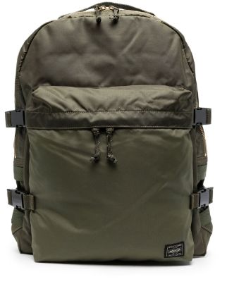 Porter-Yoshida & Co. Logo Patch Buckled Backpack - Farfetch