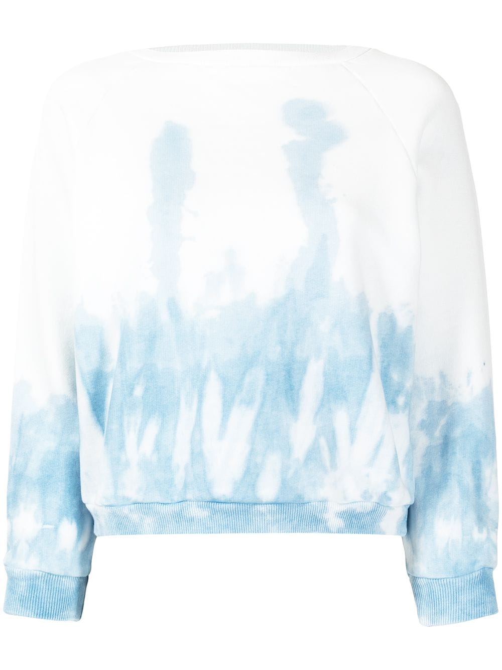 NILI LOTAN TIE-DYE PRINT COTTON SWEATSHIRT